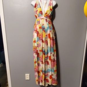 Papaya Maxi Dress